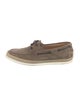 Tod's Suede Bow Accents Boat Shoes