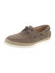 Tod's Suede Bow Accents Boat Shoes