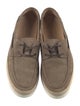 Tod's Suede Bow Accents Boat Shoes