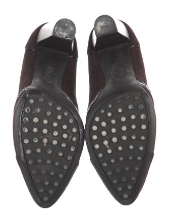 Tod's Suede Tassel Accents Lace-Up Boots