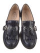 Tod's Leather Tassel Accents Loafers