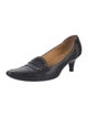 Tod's Leather Whipstitch Trim Pumps