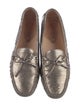 Tod's Leather Animal Print Loafers
