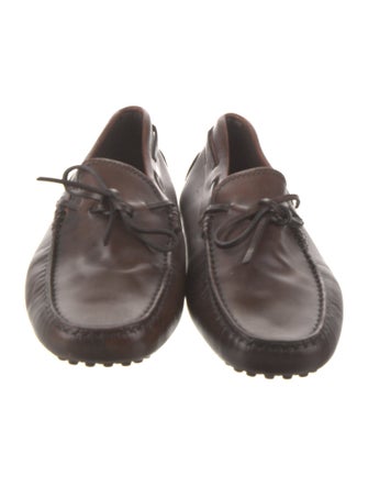Tod's Leather Bow Accents Drivers