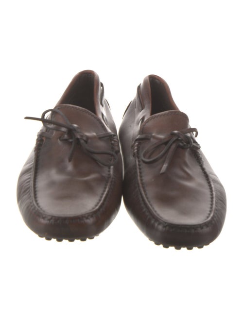 Tod's Leather Bow Accents Drivers