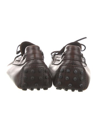 Tod's Leather Bow Accents Drivers