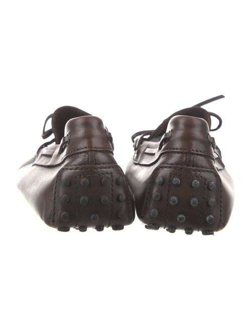Tod's Leather Bow Accents Drivers