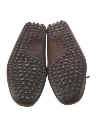 Tod's Leather Bow Accents Drivers