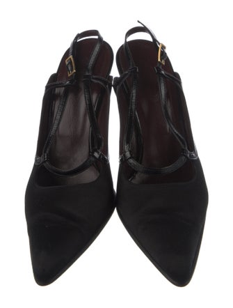 Tod's Suede Slingback Pumps
