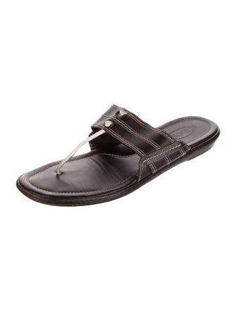 Tod's Leather Slides