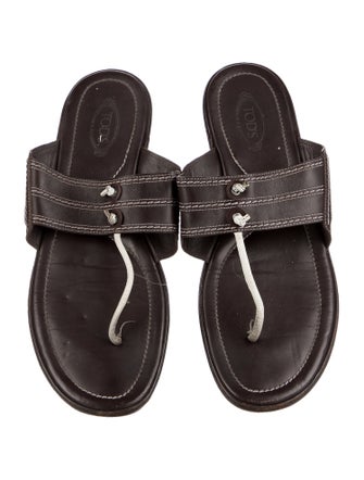Tod's Leather Slides