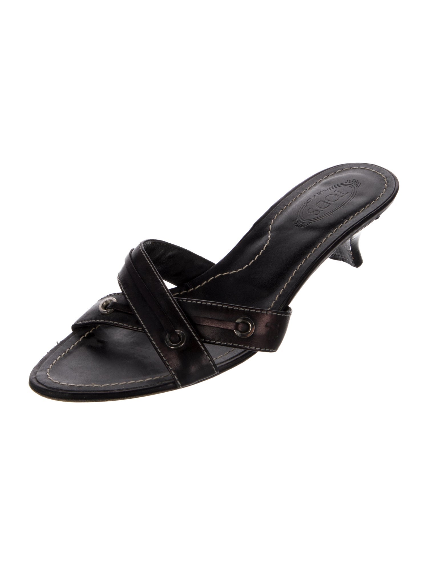 Tod's Leather Slides