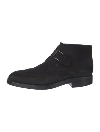 Tod's Suede Lace-Up Boots