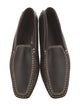 Tod's Leather Whipstitch Trim Loafers