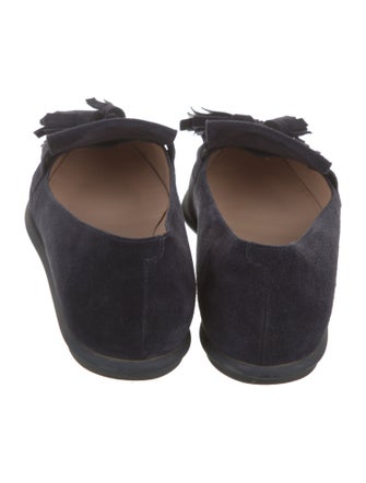 Tod's Suede Tassel Accents Loafers