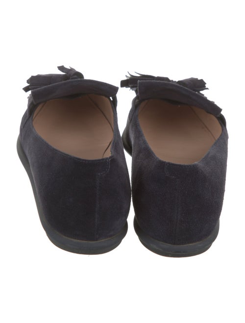 Tod's Suede Tassel Accents Loafers