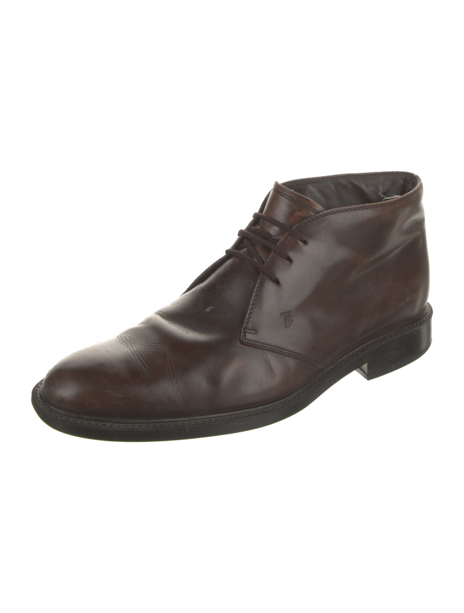 Tod's Leather Lace-Up Boots