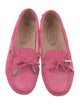 Tod's Suede Bow Accents Loafers