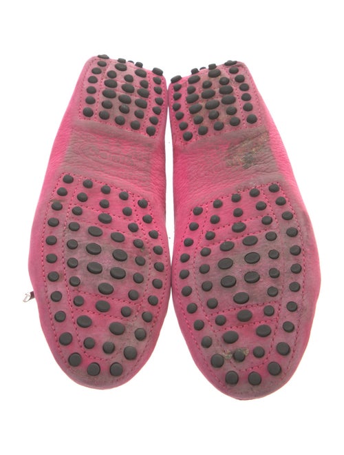 Tod's Suede Bow Accents Loafers