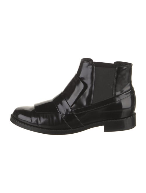 Tod's Patent Leather Chelsea Boots