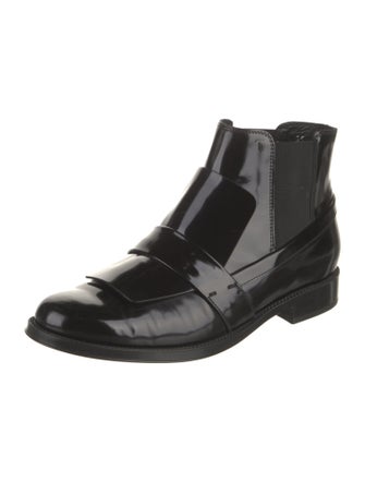 Tod's Patent Leather Chelsea Boots