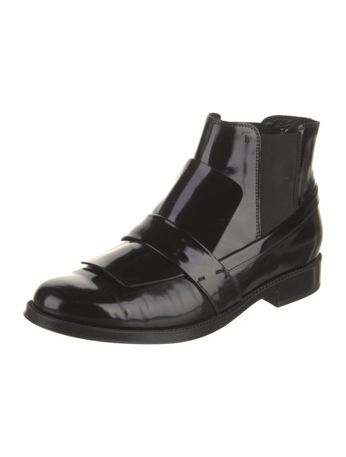 Tod's Patent Leather Chelsea Boots
