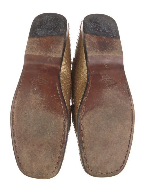 Tod's Snakeskin Animal Print Loafers