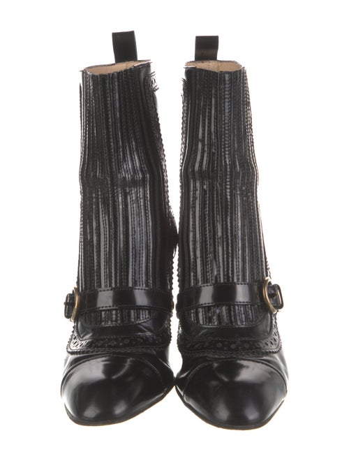 Tod's Patent Leather Combat Boots