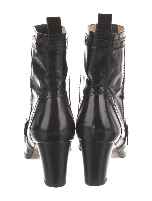 Tod's Patent Leather Combat Boots