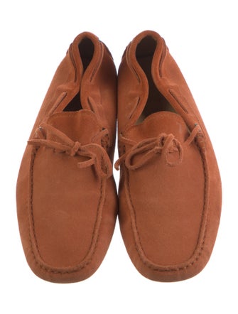 Tod's Suede Bow Accents Drivers