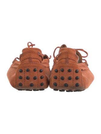 Tod's Suede Bow Accents Drivers