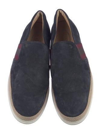 Tod's Suede Striped Espadrilles