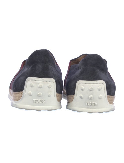 Tod's Suede Striped Espadrilles