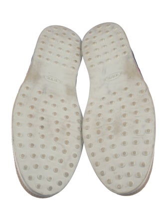 Tod's Suede Striped Espadrilles