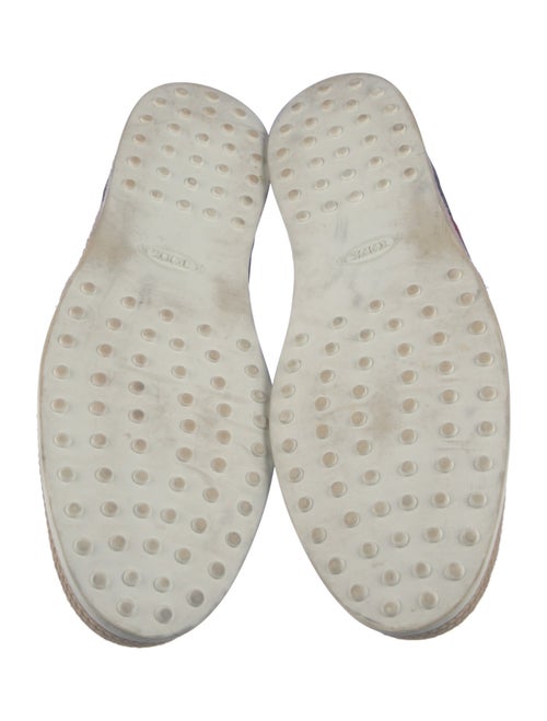 Tod's Suede Striped Espadrilles