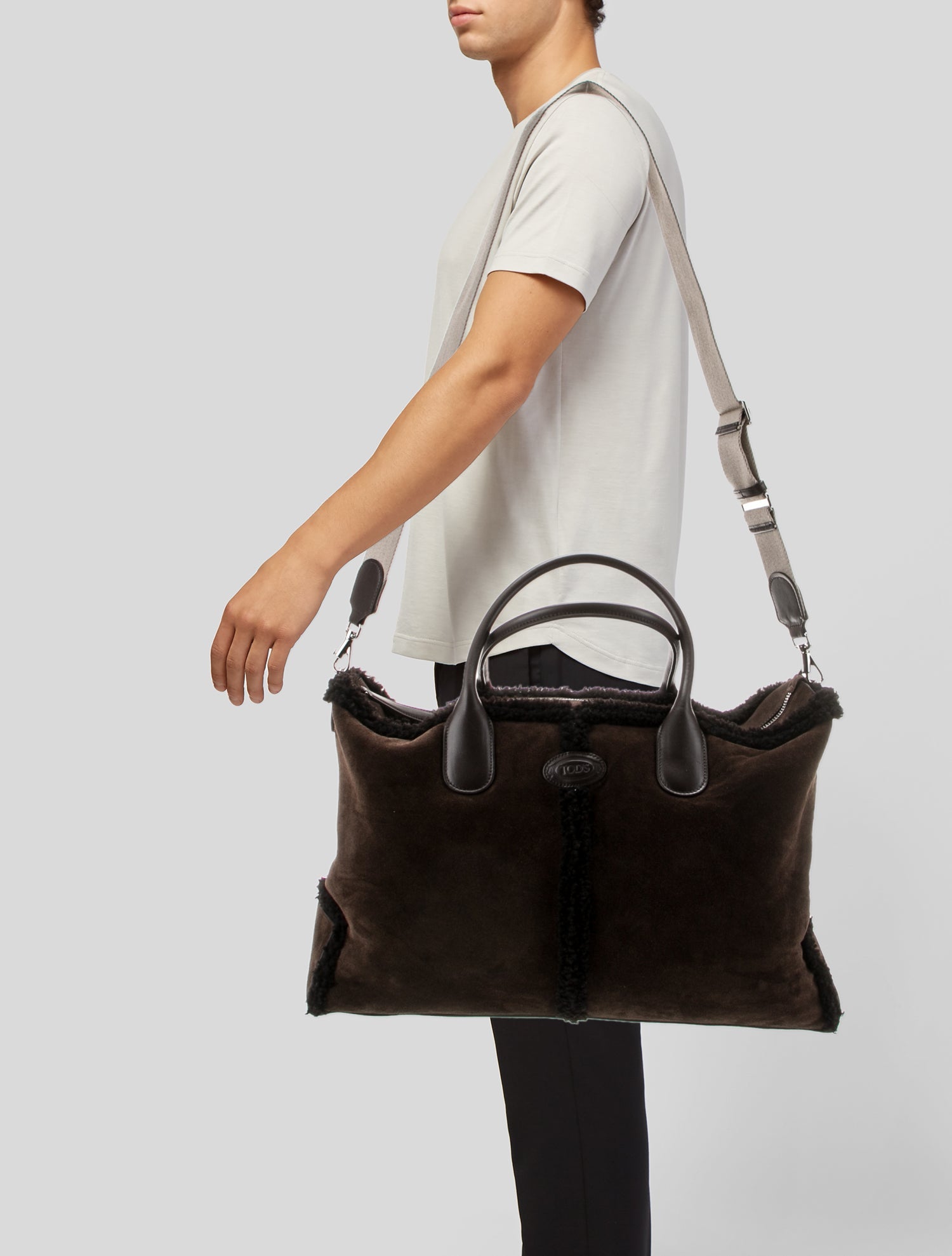 Tod's Shearling Crossbody Bag