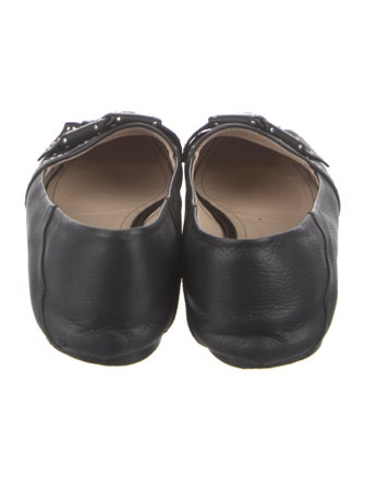 Tod's Leather Studded Accents Loafers