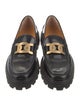Tod's Leather Chain-Link Accents Loafers
