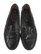 Tod's Leather Bow Accents Loafers