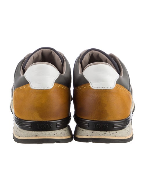 Tod's Suede Colorblock Pattern Athletic Sneakers