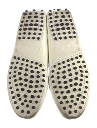 Tod's Patent Leather Colorblock Pattern Loafers