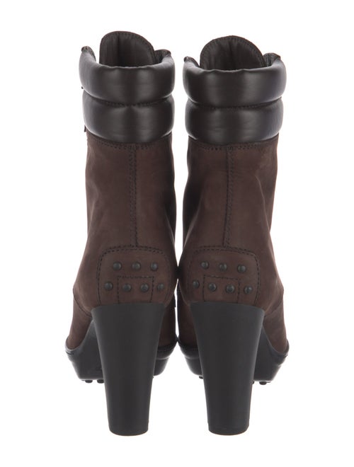 Tod's Suede Lace-Up Boots