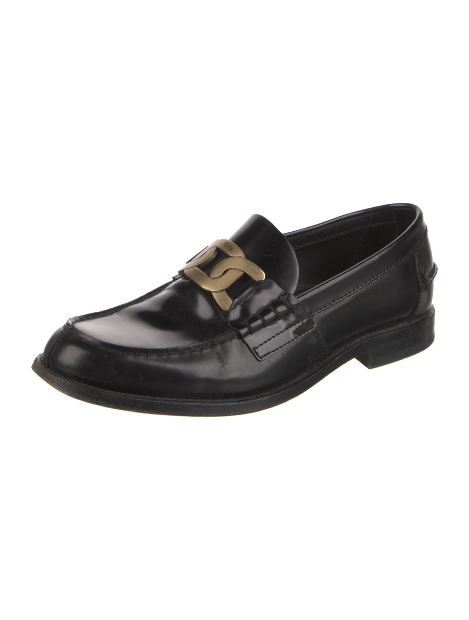 Tod's Patent Leather Dress Loafers