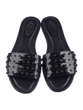 Tod's Patent Leather Slides