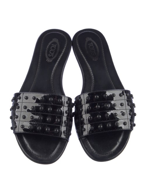 Tod's Patent Leather Slides