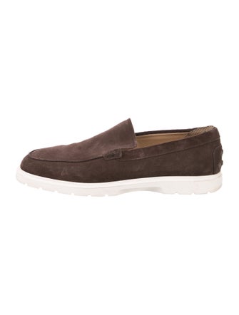 Tod's Suede Boat Shoes