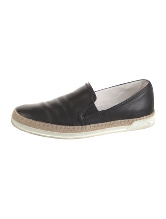 Tod's Leather Espadrilles