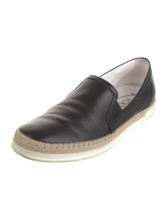 Tod's Leather Espadrilles