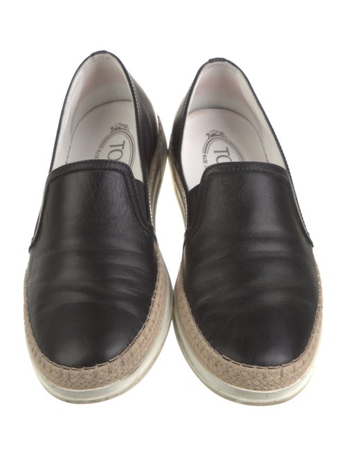 Tod's Leather Espadrilles