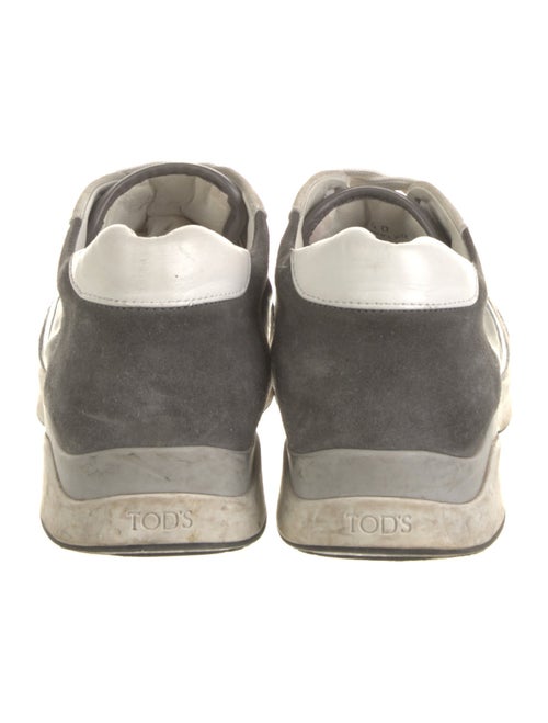 Tod's Suede Colorblock Pattern Sneakers